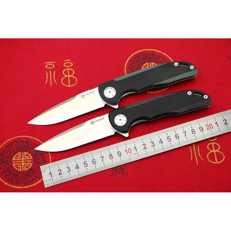 Складной нож TIGEND CF1010 Flipper карманный кухонный резец с лезвием D2 G10 и стальной