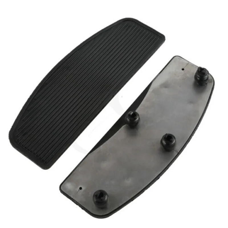 Black Rubber Passenger Rider Insert Floorboard Footpeg Footrest Pad For Harley Road King Tri Glide Ultra Classic FLHTCUTG | Автомобили и