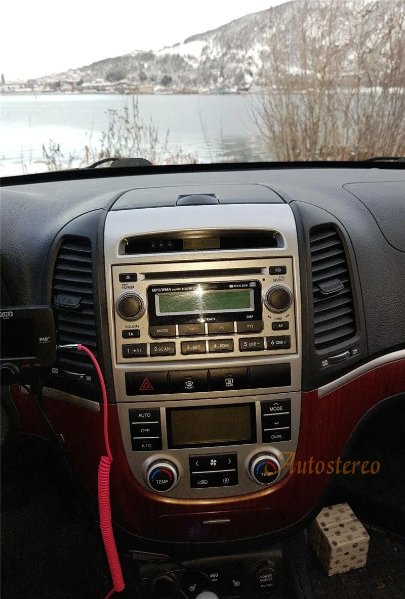 Android7.1 8 Автомобильный CD dvd-плеер автостерео блок gps навигация для hyundai Santa Fe 2006-2011 Автомобильный мультимедийный стерео Авто головное устройство