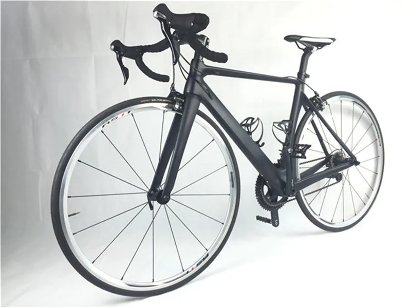 Полный углеродного волокна шоссейные велосипеды UD Carbono Frameset SH1MANO RS11 колеса