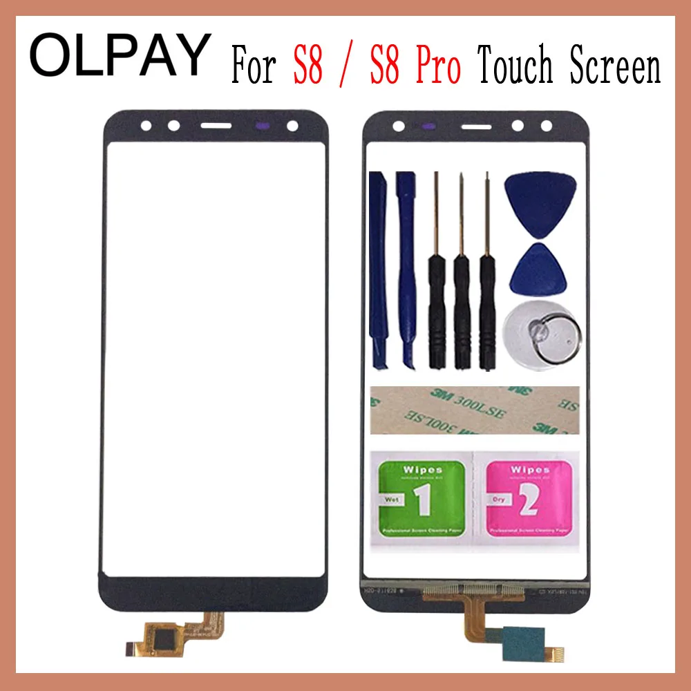 

Touch Panel For Leagoo S8 S8 Pro S11 Z7 Power 2 Touch Screen Glass Digitizer Panel Lens Sensor Glass Free Adhesive And Wipes