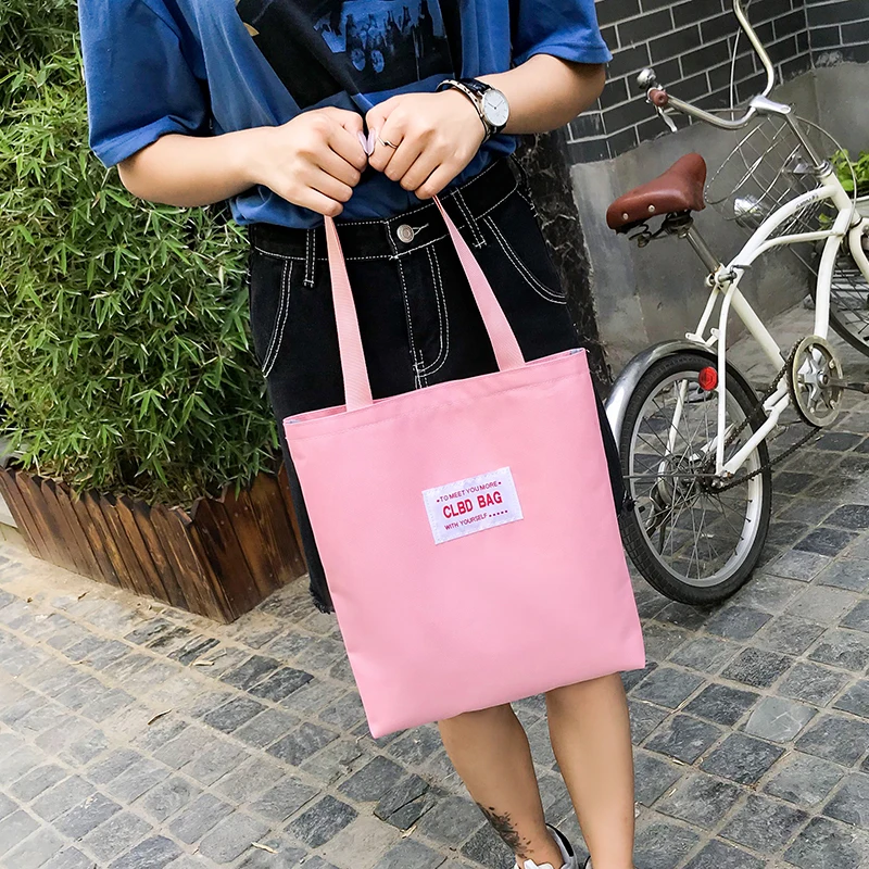 Холщовый комплект из 4 предметов с надписью для женщин дорожный уличный школьный