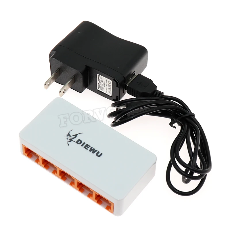 5 портов быстрый Ethernet RJ45 10/100 Мбит/с сетевой коммутатор концентратор настольный