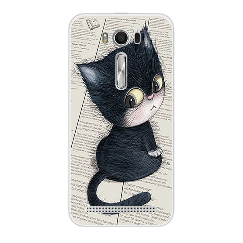 Для ASUS ZenFone 2 Laser ZE500KL чехол Dif Cat дизайнерский силиконовый чехол на заднюю панель для Funda Asus ZE500KL Phone Capa мягкий чехол из ТПУ