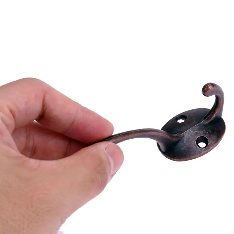 5 шт. античные латунные крючки для настенного пальто вешалка ключей винтажная