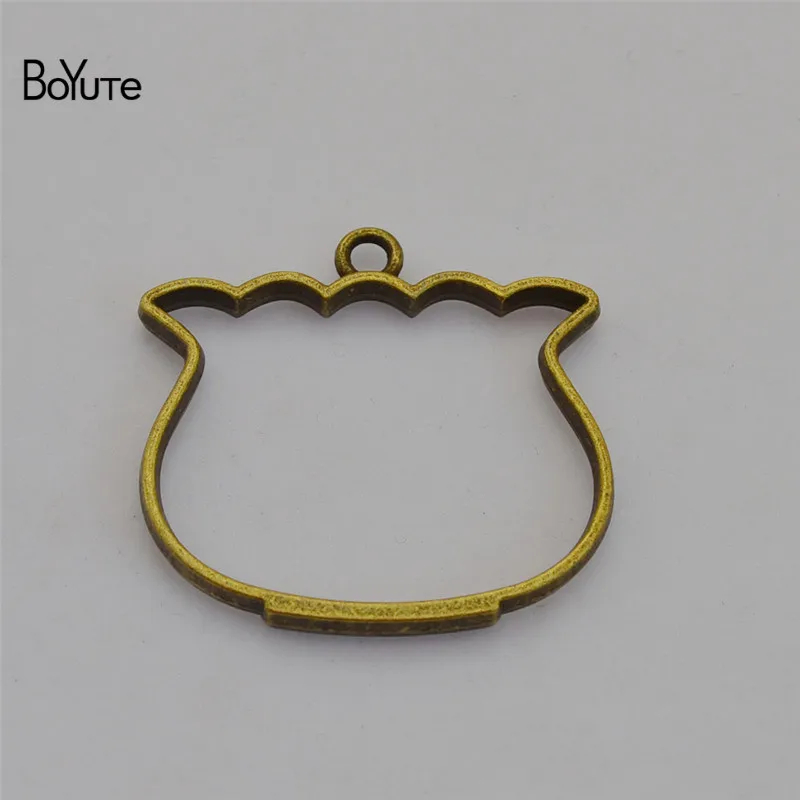BoYuTe Metal Alloy Gourd/Apple/Fan Pendant Blanks Tray Bezel DIY Hand Made Jewelry Accessories Wholesale | Украшения и аксессуары