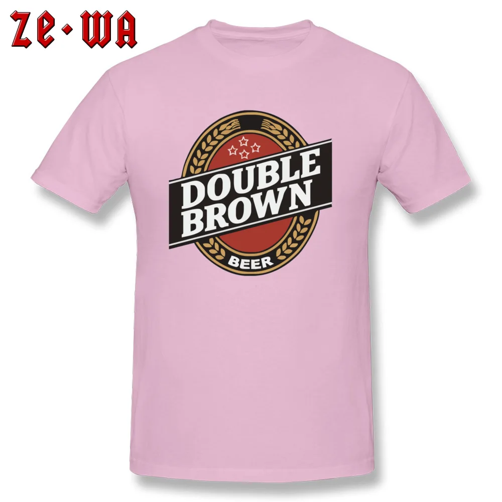 Двойная коричневая футболка новинка 2019 Мужская Футболка с рукавами на