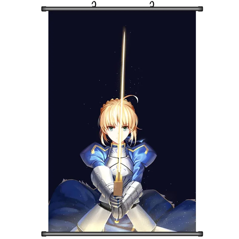 Японский аниме Fate/Grand Order FGO Fate/Zero Altria Pendragon Saber King Arthur домашний Декор настенный