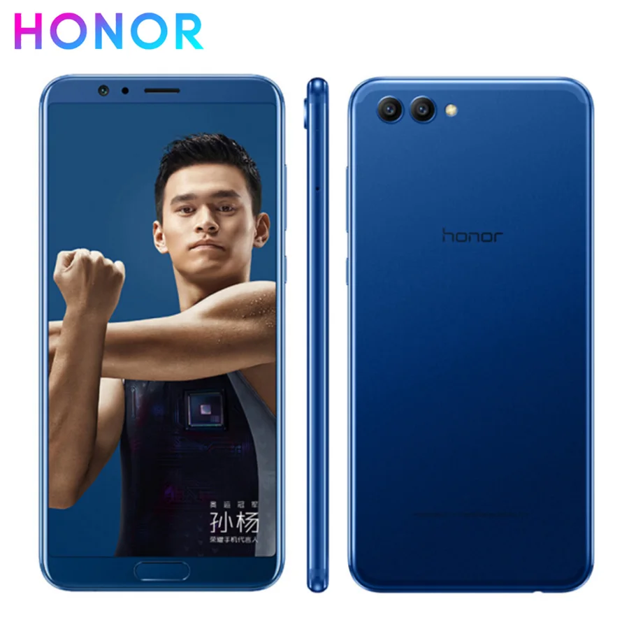 Оригинальный мобильный телефон Honor V10 5 99 дюймов 6 ГБ ОЗУ 128 Гб ПЗУ Восьмиядерный