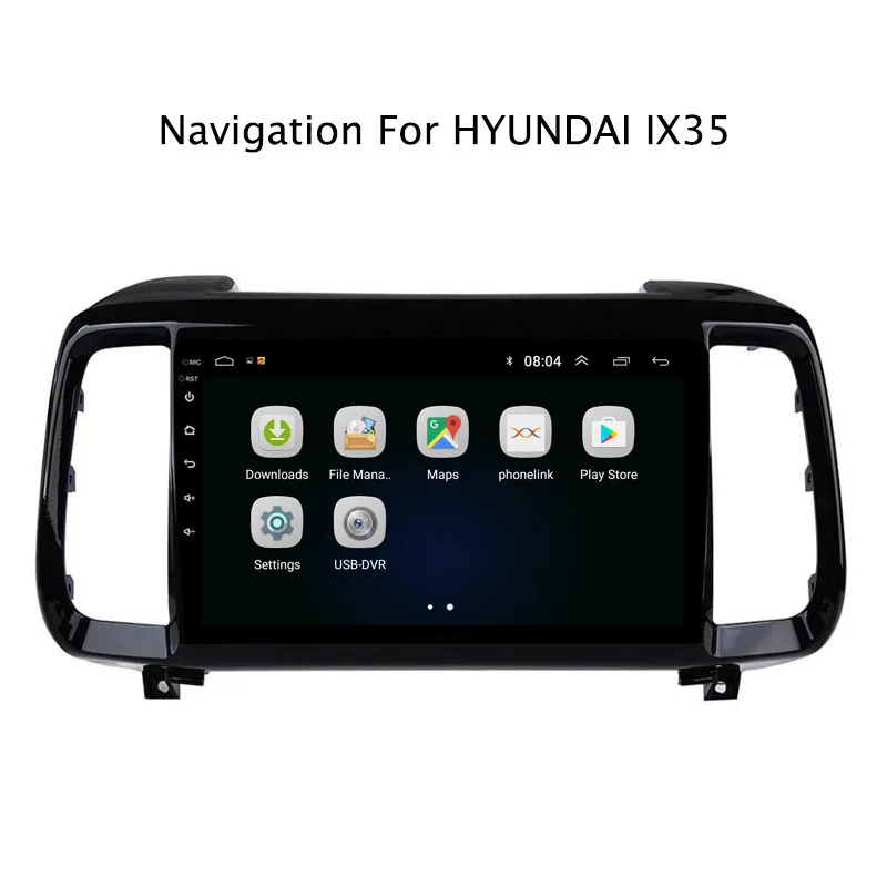 NaviTopia Android 8 1 автомобильный Радио стерео видео плеер для hyundai IX35 2018 с