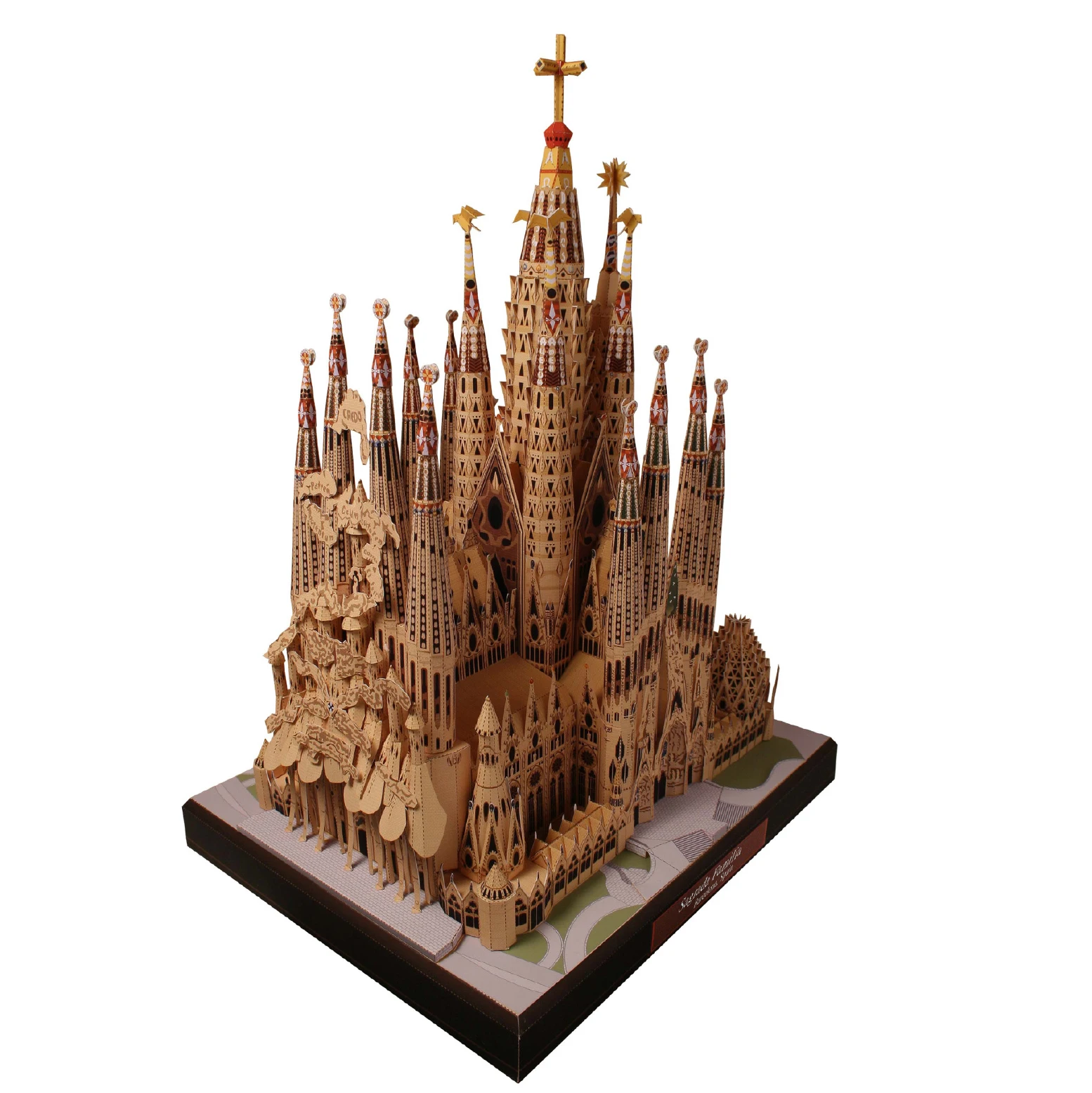 DIY Sagrada Familia, Испания Ремесленная Бумажная модель архитектура 3D DIY обучающие игрушки ручной работы игра-головоломка для взрослых