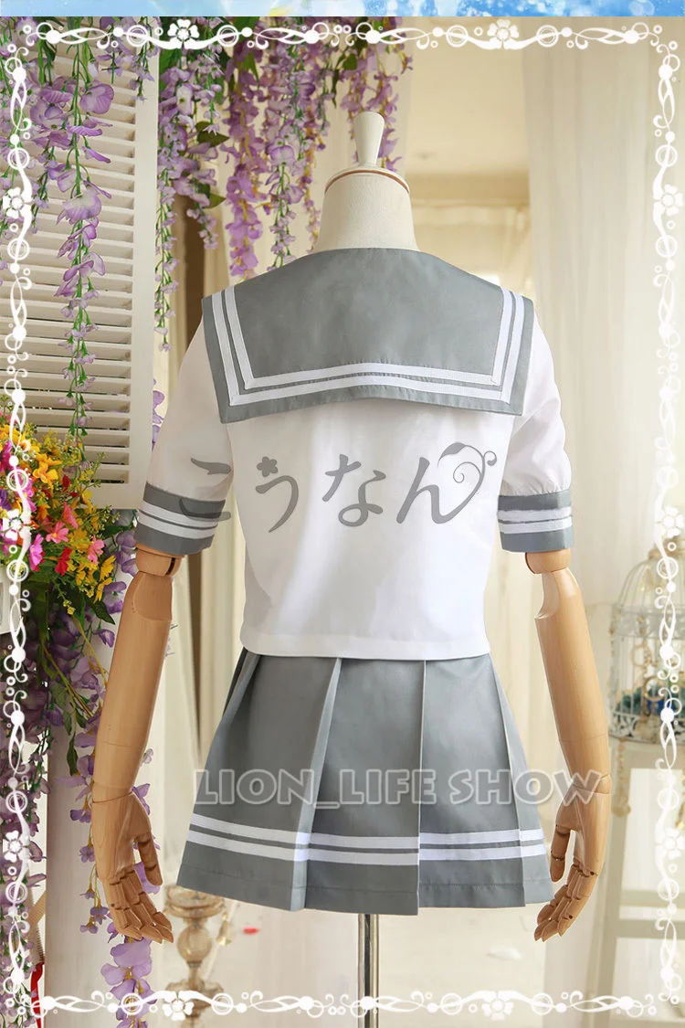 Милый! Солнечный свет! Aqours Takami Chika школьная форма матроска карнавальный костюм |