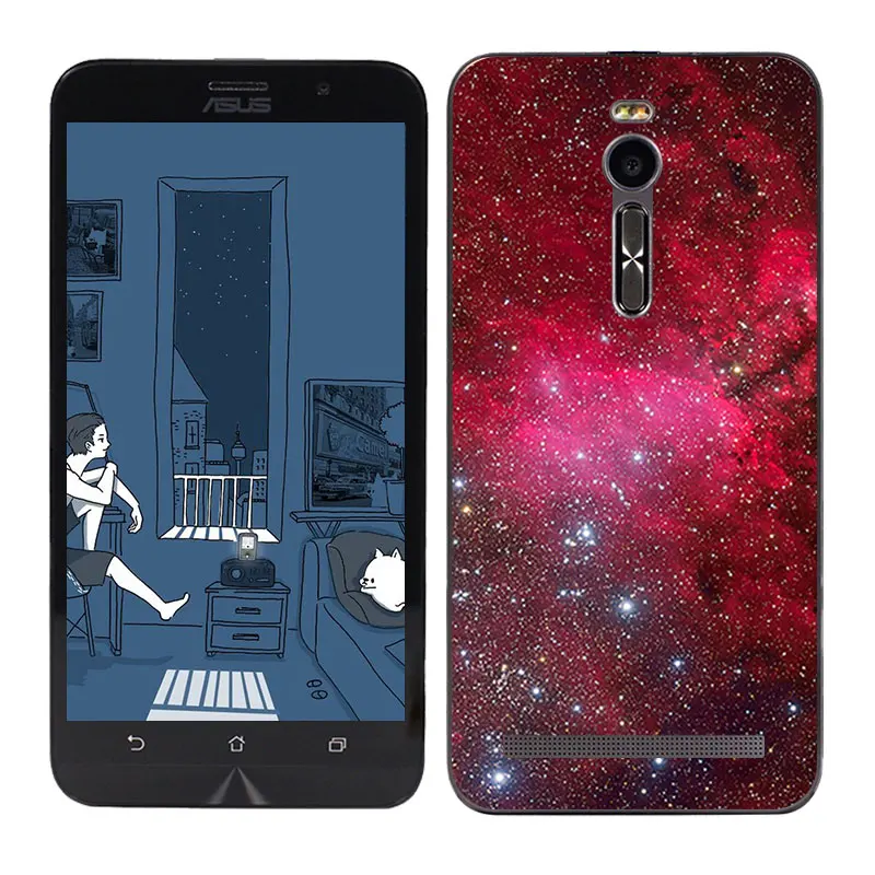24 Мягкий чехол для Asus Zenfone 2 ZE551ML ZE550ML для Asus Zenfone 2 ZE551ML чехол Land Moon с рисунком ZE550ML Z00AD/Zenfone 2 - Цвет: 24