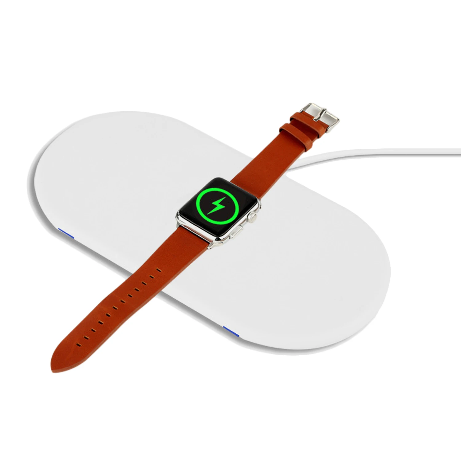 Беспроводное зарядное устройство Besegad 3 в 1 QI для Apple Watch iPhone 10X8 Plus Samsung Galaxy S9