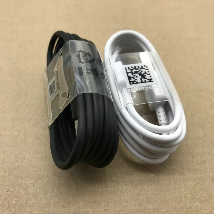 10 шт./лот,, S8, USB, черный/белый, type-C, 1,2 м, быстрая зарядка, кабель для синхронизации данных, для samsung S8, Note 7, 8