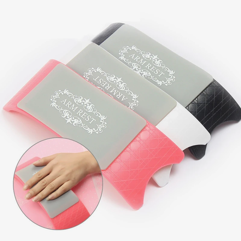 Almohadilla Manicura Silicone Mat for Manicure Nail Arm Rest+Hand Holder Pad Washable Foldable | Красота и здоровье