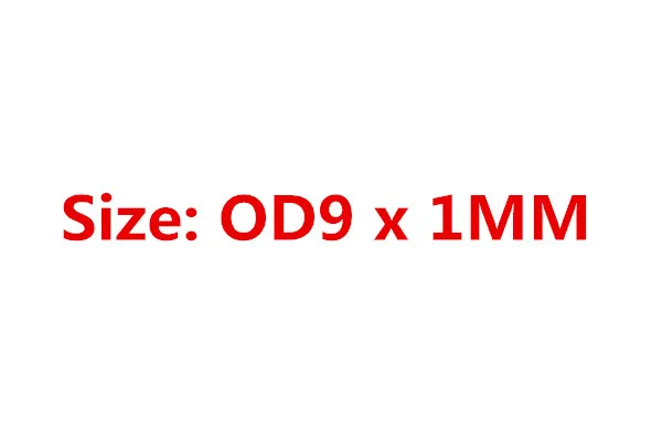 9mm x 1mm 100 шт черный O шайба уплотнительное резиновое кольцо прокладки из бнк OD4.5/5/6/6,5/7/8/9/9,5/10/11 мм x 1 мм для воздуха погодных масло - Цвет: 9mm x 1mm
