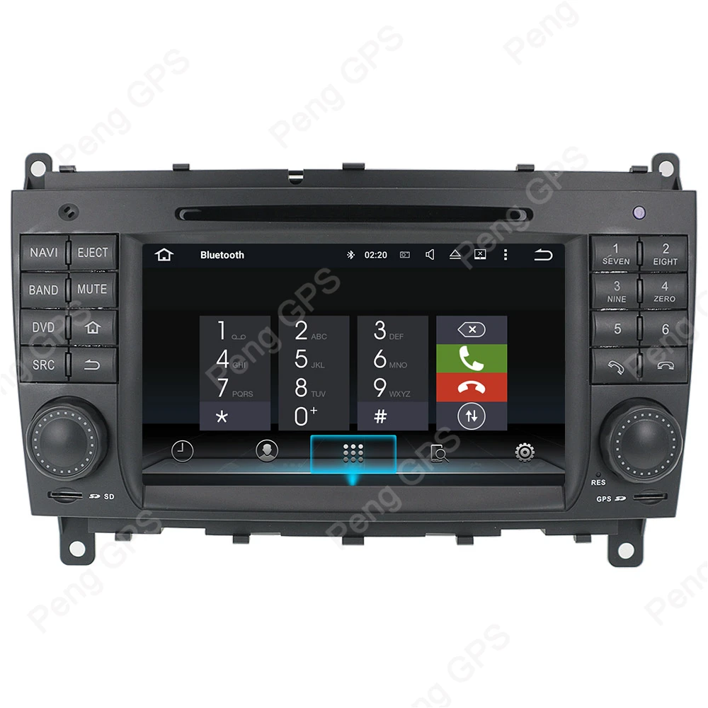 Octa Core CD DVD плеер 2 Din стерео Android 8 0 автомобильное радио для Benz C- W203 CLK W209 GPS навигация