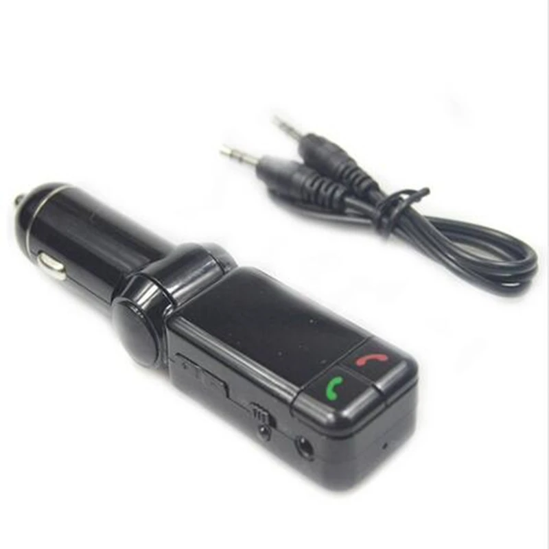 ЖК-дисплей Bluetooth Зарядное устройство с Handfree MP3-плееры/fm Радио адаптер передатчик