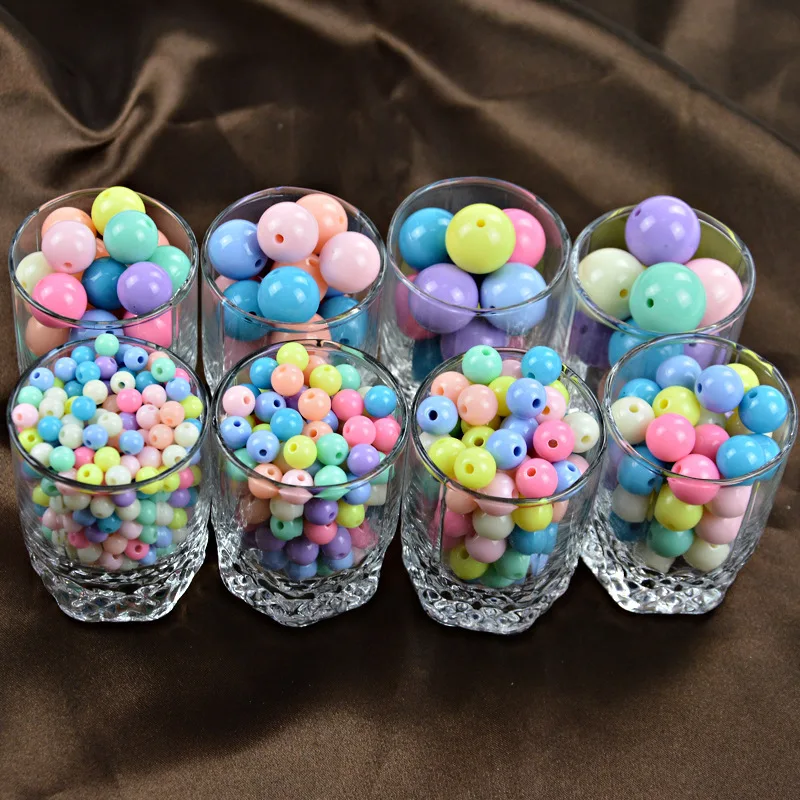 Высококачественные Оптовые Разноцветные Акриловые Бусины свободные