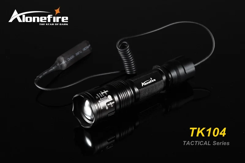 TK104 CREE XM L2 светодиодный тактический пистолет Флэш светильник 2300LM ручной фонарь