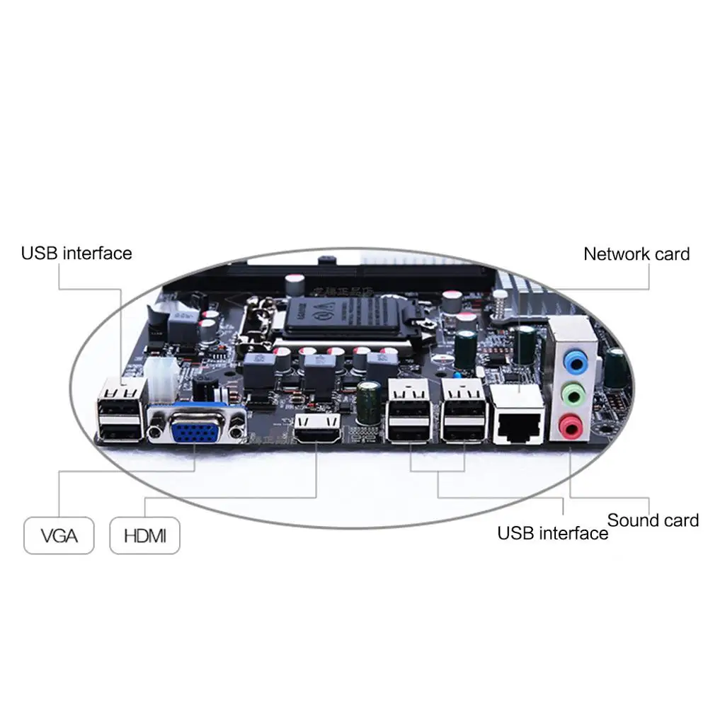 Новая P8H61-M LX3 PLUS R2.0 настольная материнская плата H61 Socket LGA 1155 I3 I5 I7 DDR3 16G uATX UEFI BIOS материнская плата