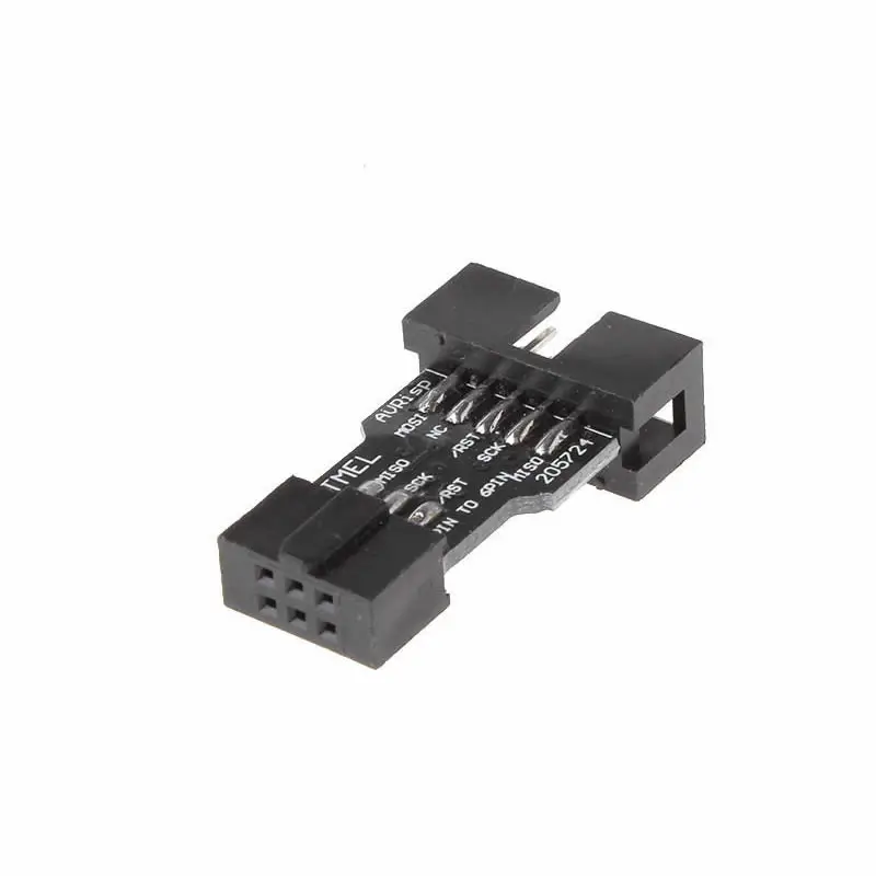86084 10pin к 6pin совета адаптер для AVRISP MKII USBASP STK500 высокое качество | Компьютеры и офис