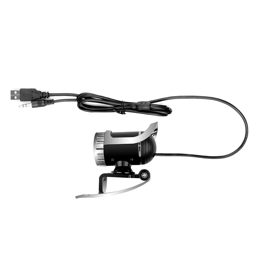 Kebidu USB HD веб камера с микрофоном высокой четкости 360 градусов клип на компьютер Skype