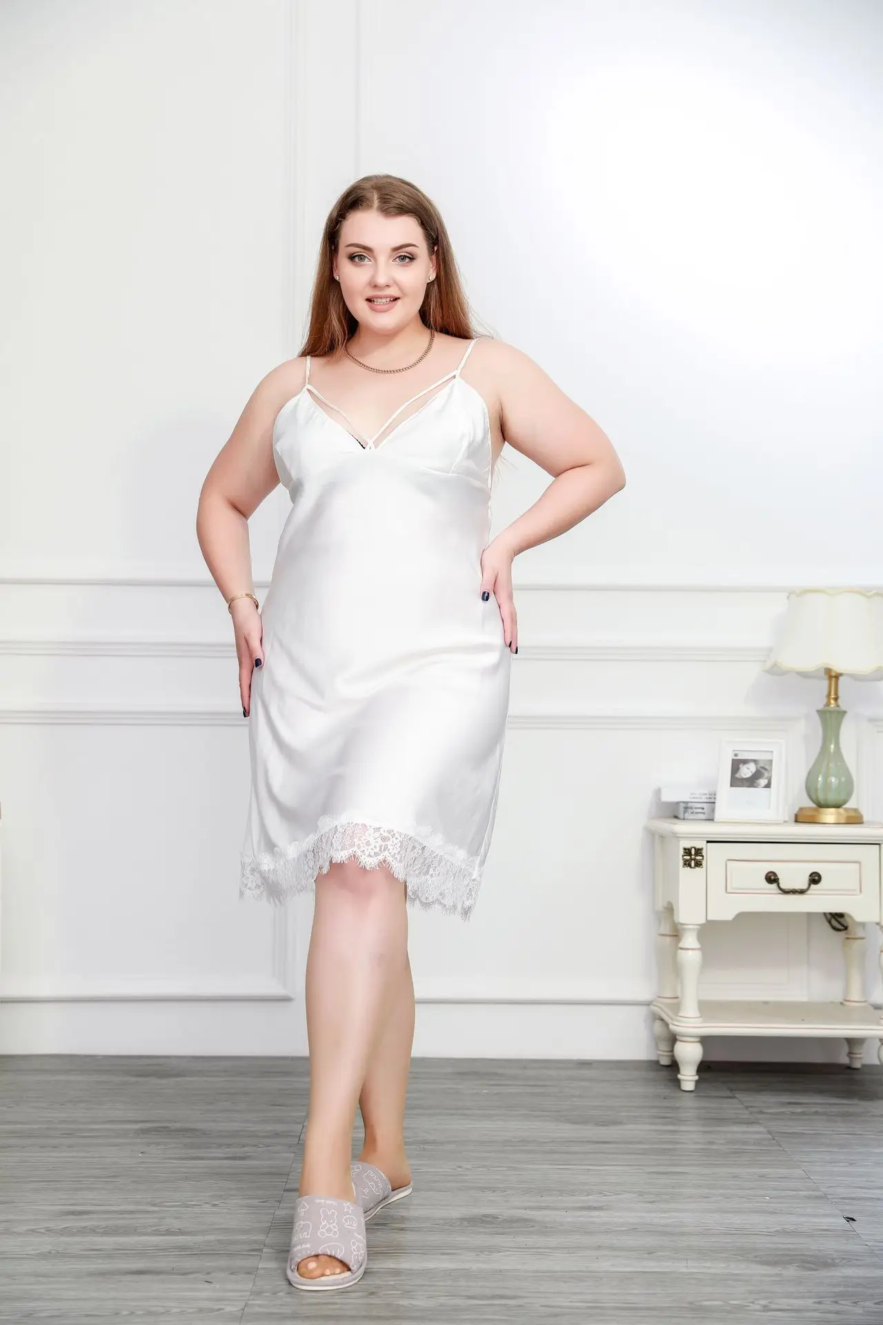 4XL размера плюс сексуальное кружевное платье с завязками на шее, сексуальное соблазнительное сексуальное нижнее белье больших размеров, Летнее Платье До Колена без рукавов