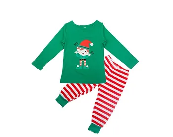 2021 Christmas Family Pajamas Set Stop ELFING Around Adult Kids Pajamas Baby Romper Sleepwear Xmas Family Sleepwear 5
