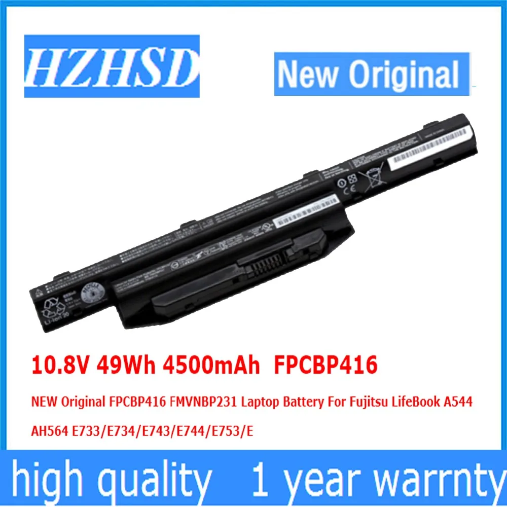 Аккумулятор FPCBP416 для ноутбука Fujitsu LifeBook A544 AH564 E733/E734/E743 A555 10 8 В 49 Вт/ч 4500 мАч новый