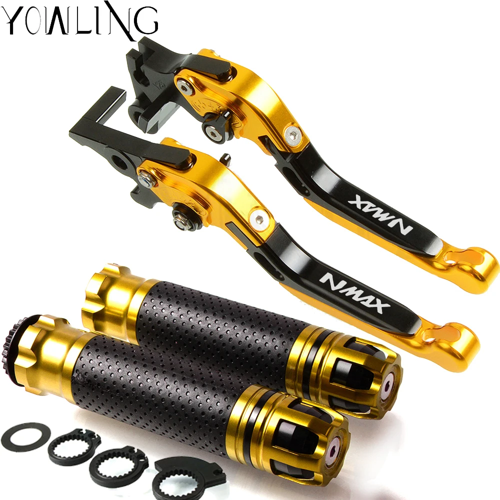 A style NMAX Для YAMAHA NMAX 155 125 NMAX155 NMAX125 N-MAX 155 125- мотоциклов сцепные рычаги Руль управления для мотоциклов ручка ручками - Цвет: A style NMAX