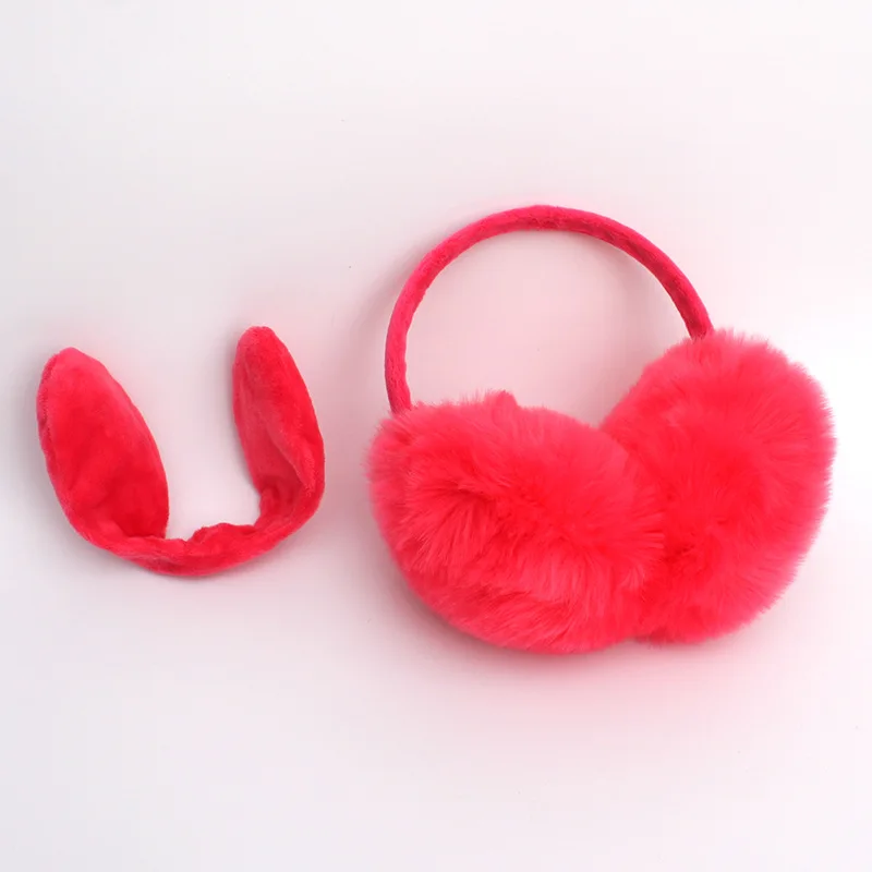 Новинка 2018 зимние наушники плюшевые женские меховые Мультяшные кошачьи уши