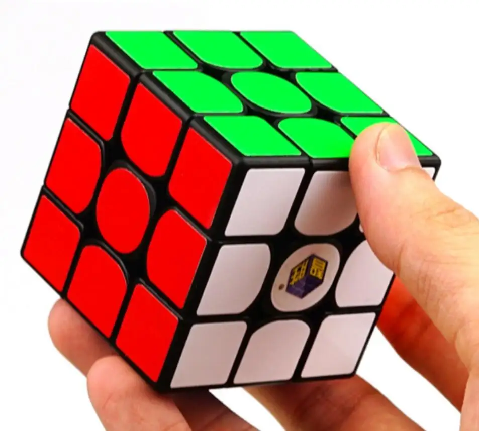 Yuxin маленький магнитный куб 3x3x3 Магнитный куб скоростной магический куб Yuxin маленький магический 3x3 скоростной куб - Цвет: 3x3 Black