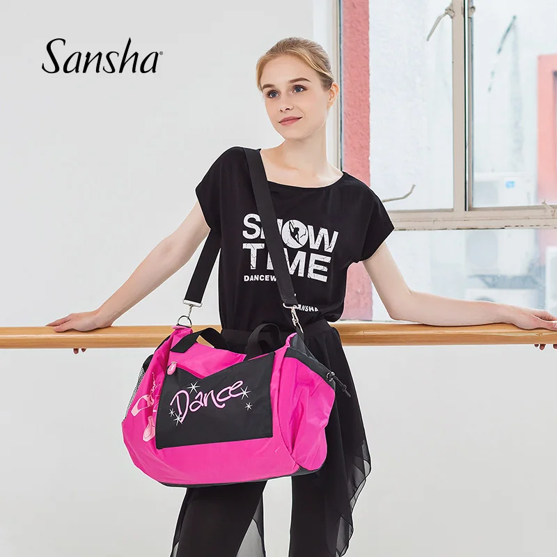 Sansha, для женщин и девушек, 30л, большие спортивные сумки с плечевыми лямками, нейлоновая Водонепроницаемая спортивная сумка для фитнеса, тренировок, танцев, KBAG2/KBAG22