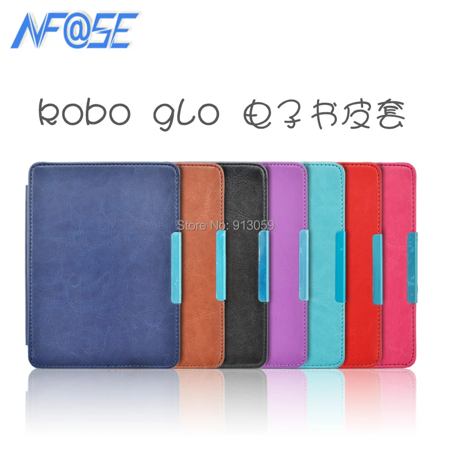 Ultra Slim искусственная кожа Чехол с застежкой на магнит для KOBO GLO 6 ''читалка|leather