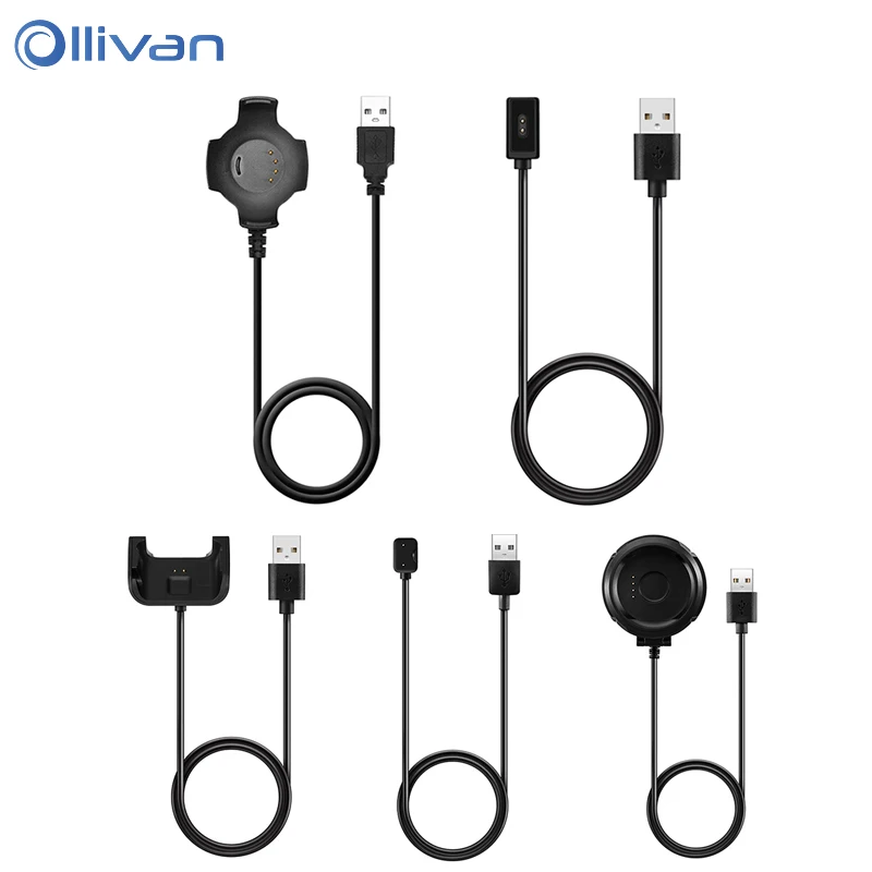 Ollivan 1 м usb зарядный кабель для Xiaomi Huami stratos 2 2S A1609 Pace Cradle Зарядное устройство для Huami Amazfit Bip Youth Watch зарядное устройство