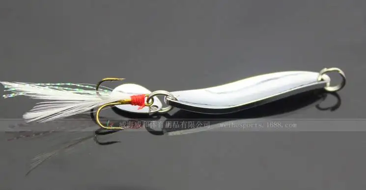 40 шт./компл. (в том числе 10 шт./5 г шт./7 шт./10 10pcs13g) metal ивы ложка Рыбалка приманки с