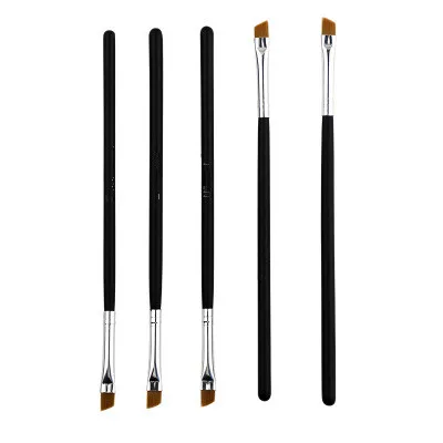 2Pcs Makeup Brush Cosmetic Brushes Kabuki Face Nose Brushes Concealer Foundation Eyebrow Eyeliner Blush Powder Makeup Tool