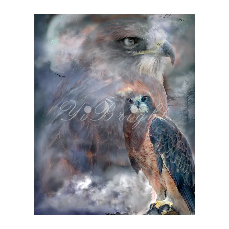 5D алмазная живопись сделай сам вышивка крестиком Hawk Spirit животное рукоделие
