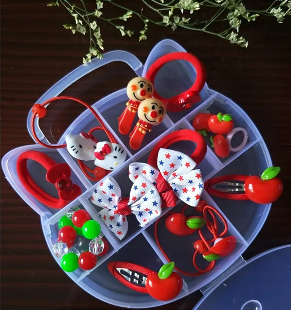 Модные детские головные уборы с бантом hello kitty наборы заколки для волос эластичная резинка резинки заколка для волос резинки