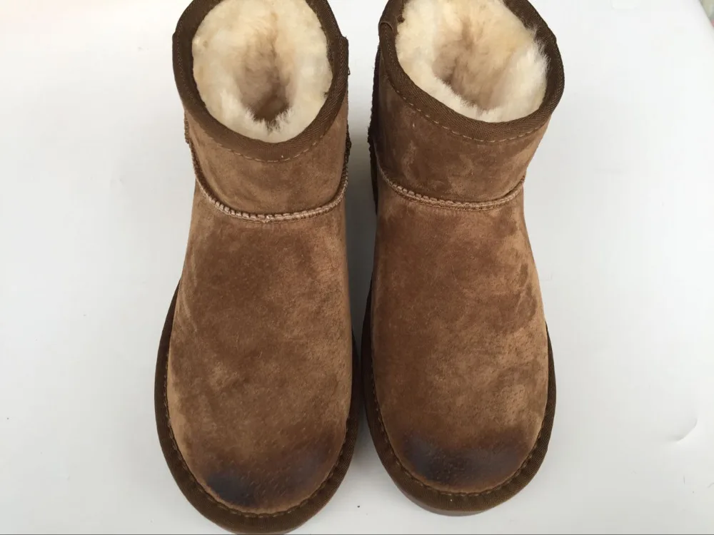 Careaymade/новые зимние сапоги; женские зимние сапоги из натуральной кожи с хлопковым верхом в стиле ретро; женская обувь из толстого теплого хлопка; 6 цветов