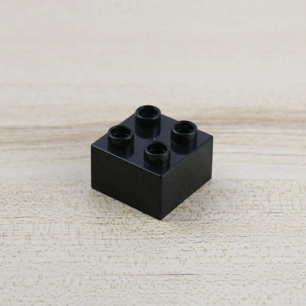 Конструктор пластиковый сделай сам Крупные строительные блоки 2X2 точки игрушки