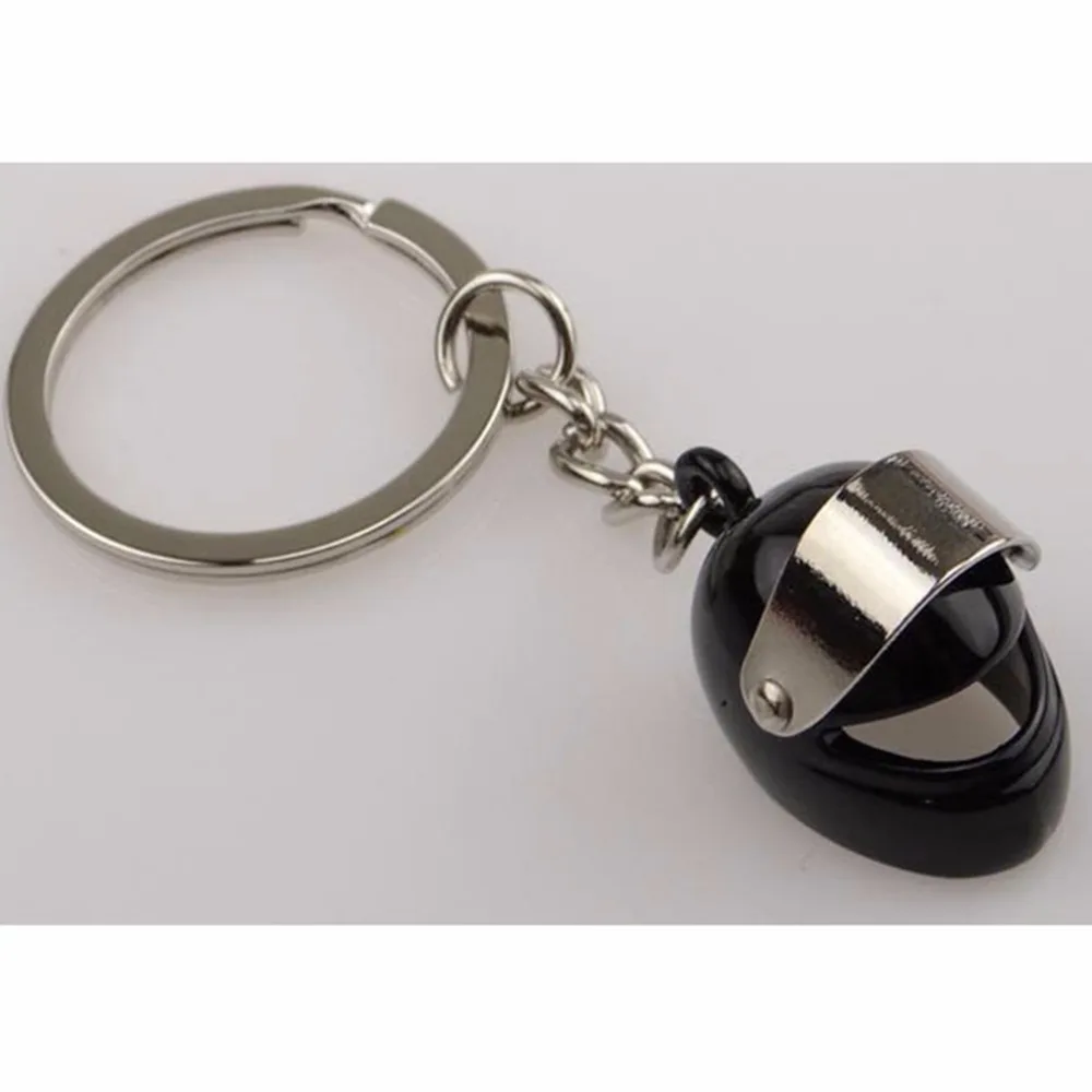 1pc 3 Colors Motorcycle Helmet Key Chains Trendy Car Purse Bag Gift Keyring Men Women Alloy Ring Wholesale | Украшения и