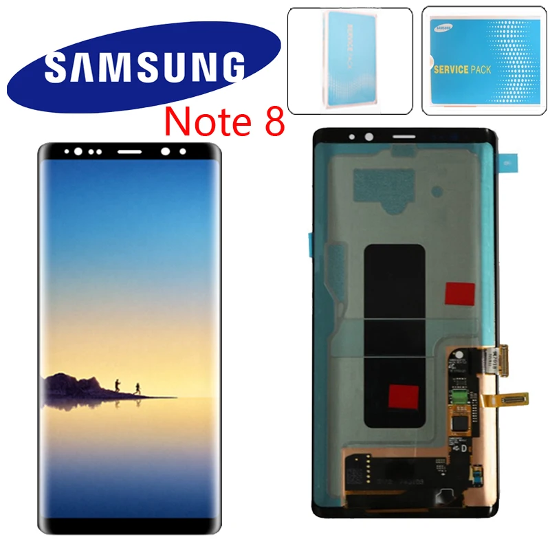 ЖК дисплей Super AMOLED 6 3 дюйма для SAMSUNG Galaxy Note 8 N9500 N9500F N900D N900DS с сенсорным экраном и