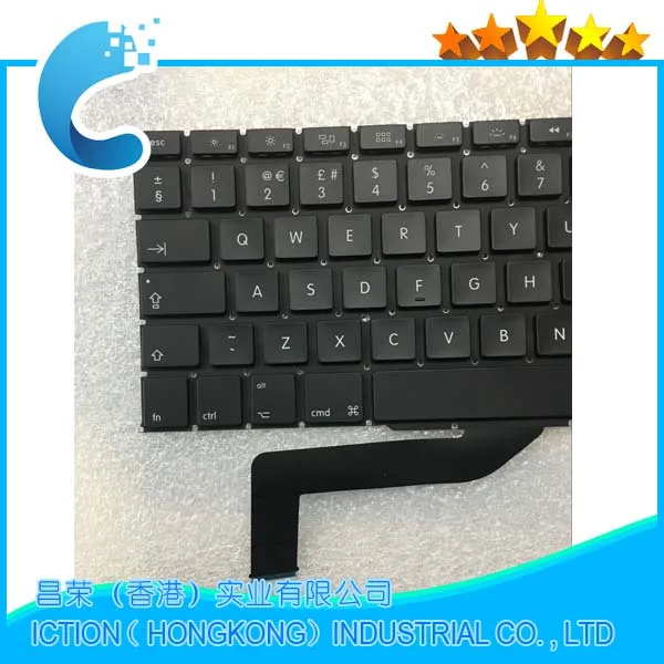 5 шт./лот новая клавиатура A1398 без подсветки для Macbook Retina 15 4 &quotA1398 английская 2012 2013