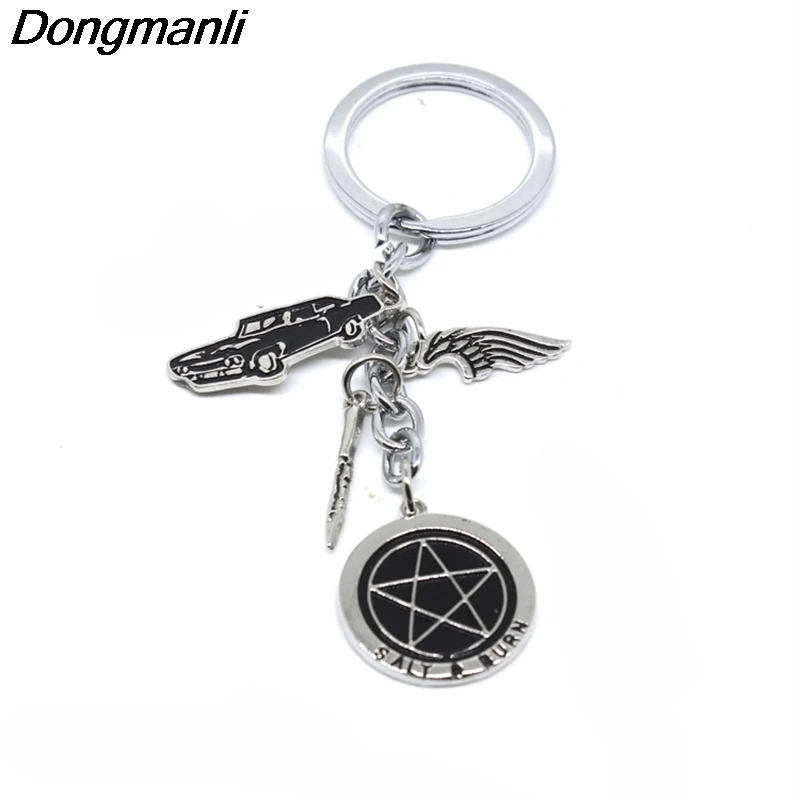 P2892 Dongmanli Supernatural ТВ серии автомобиль пятиконечная звезда знак металлический Шарм кулон ожерелье DIY ювелирные изделия
