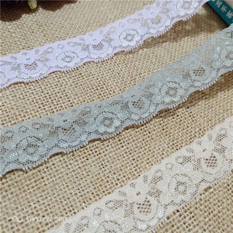 1 ярд 3 см S1620 2019 Новая эластичная многоцветная фиолетовая кружевная Лента вышивка