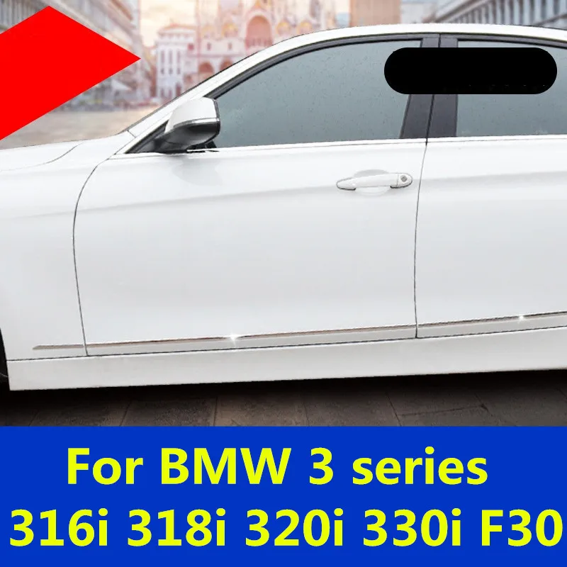 Для BMW 3 серии 316i 318i 320i 330i F30 дверная боковая линия декоративная накладка для
