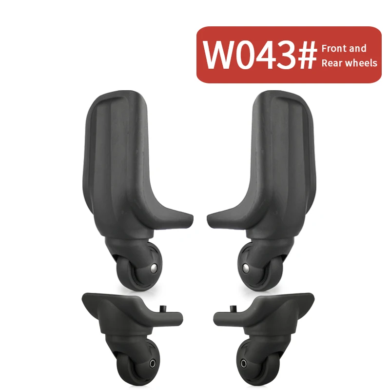 W043(4 Wheels)Black Чемодан на колесиках, дорожная сумка на колесиках, модная новинка, универсальный чемодан на колесиках, аксессуары, пароль, коробка для самолета, Универсальные ролики - Цвет: W043(4 Wheels)Black